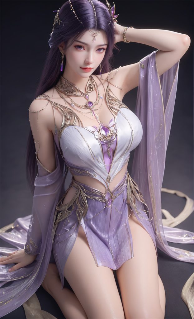 图片[2]-[第705期] [完美世界] [云曦 · 女神系列] AI国漫 性感女神 [300P]-AI动漫