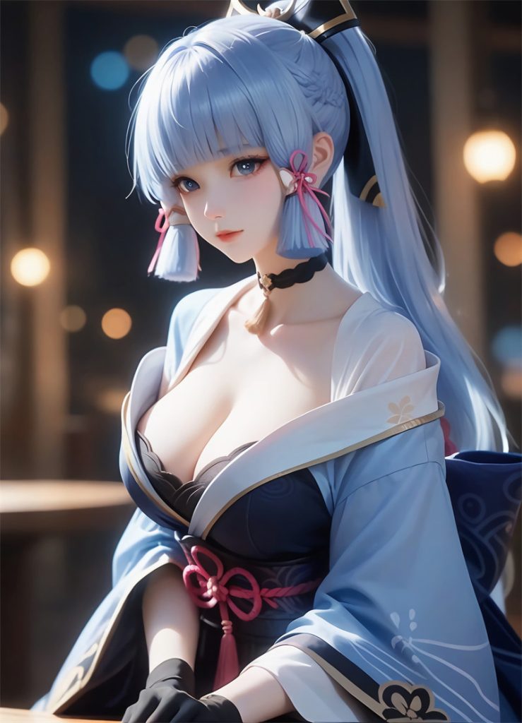 [第143期] [原神] [神里绫华 · 系列一] 涩涩 [108P]-AI动漫